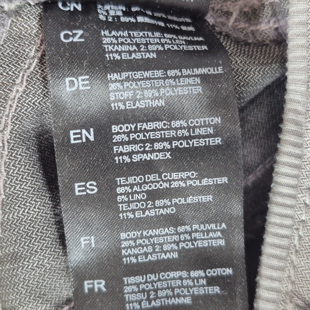 KUHL Cabo Pants Womens 0 Short Gray Linen Blend Lightweight Hiking Outdoors - Picture 9 of 10